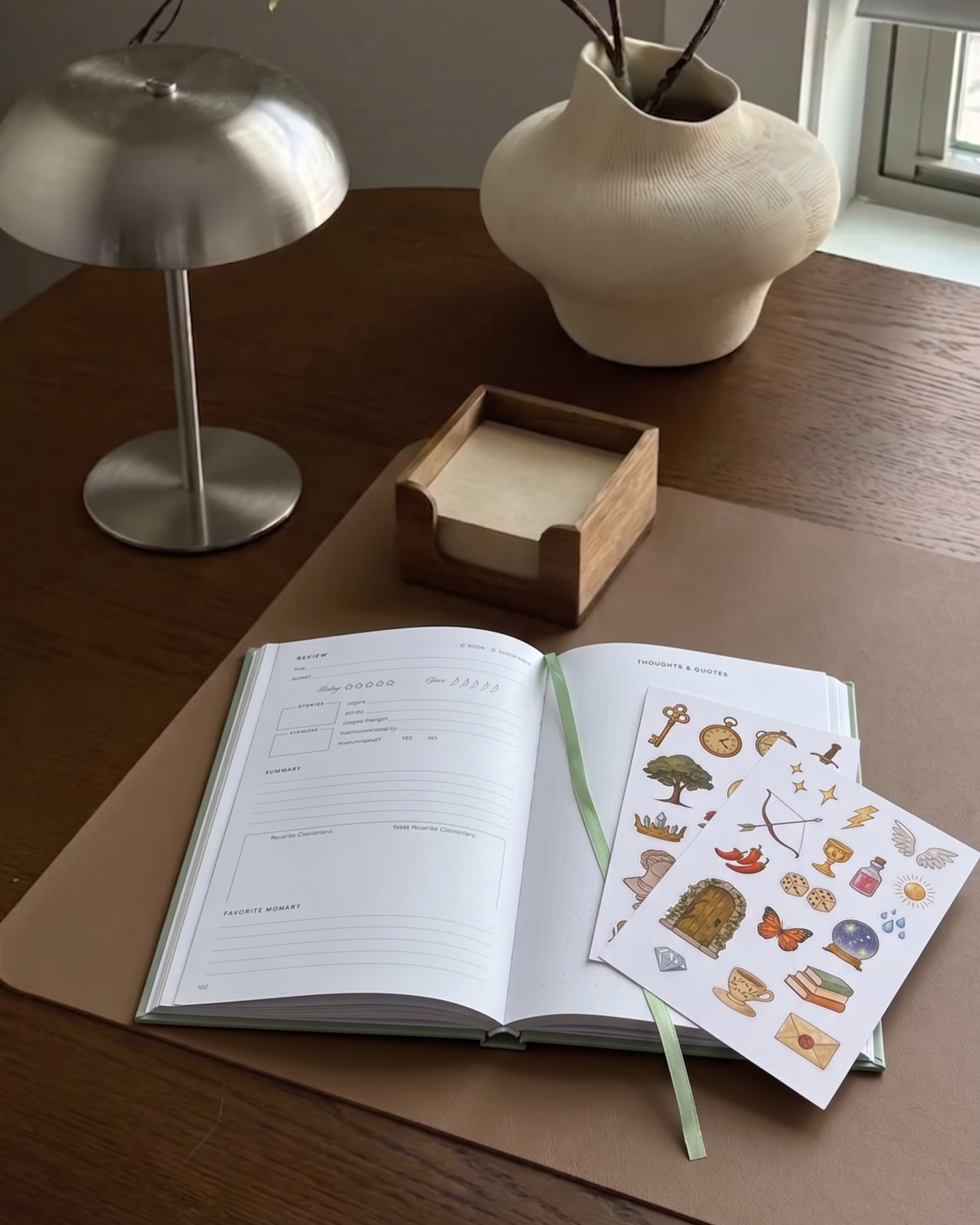 Reading Journal - Sage Green
