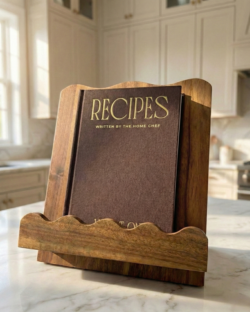 The Scalloped Cookbook Stand