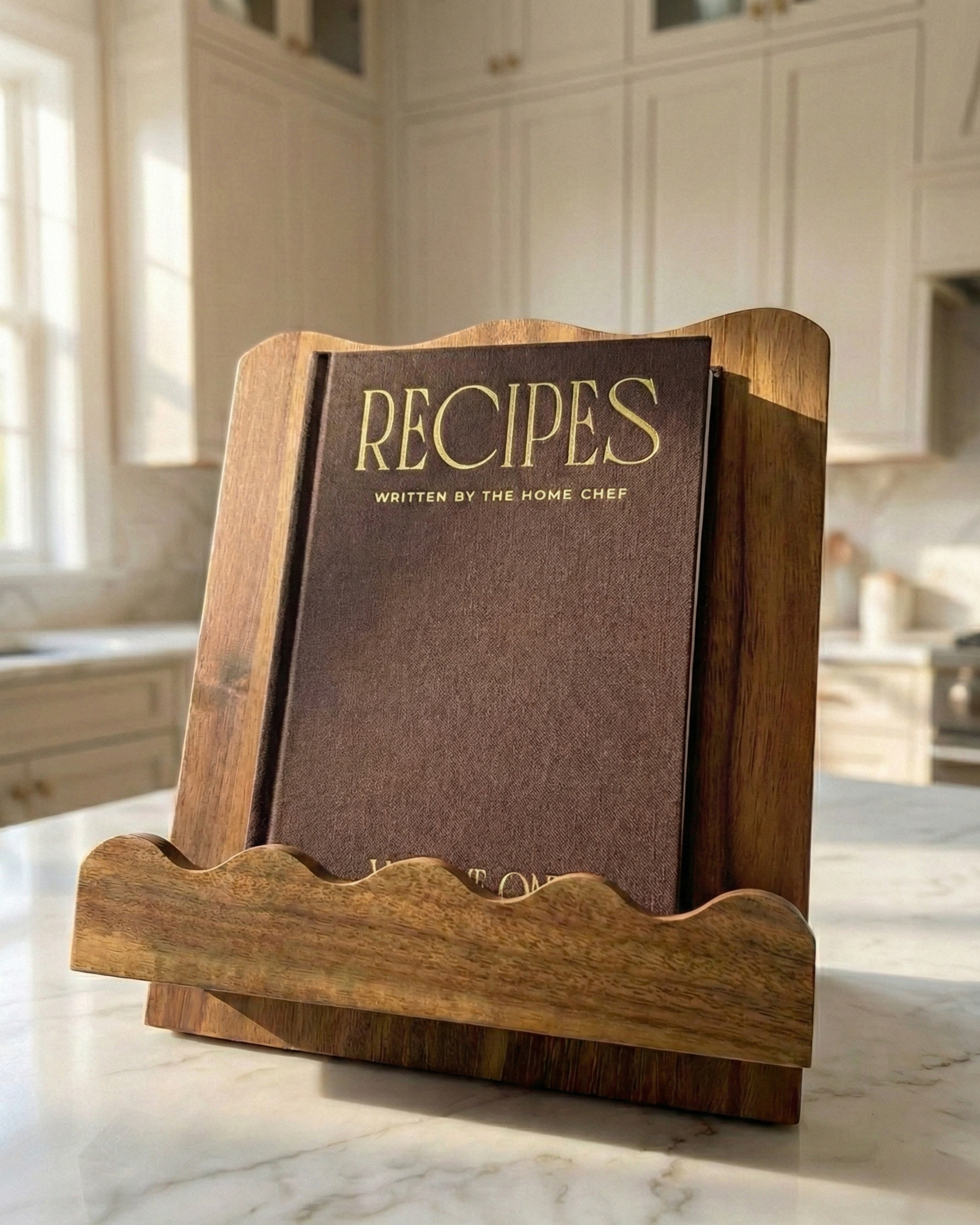 The Scalloped Cookbook Stand