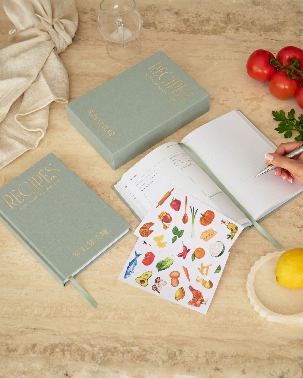 Recipe Journal - Sage Green